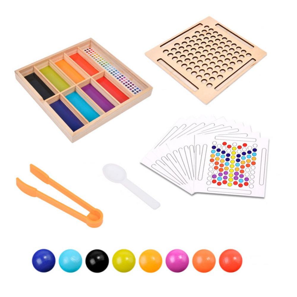 Puzzle Bead Color Matching Game Rolling Bead Color Sorting Game Birthday Gifts