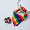 Rainbow Hair Rings Adjustable Headbands Durability Hair Loops Versatiles Hairband for Various Occasion