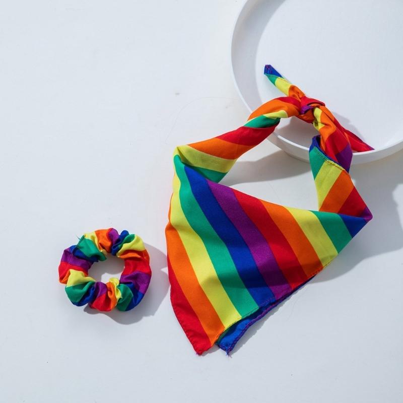 Rainbow Hair Rings Adjustable Headbands Durability Hair Loops Versatiles Hairband for Various Occasion