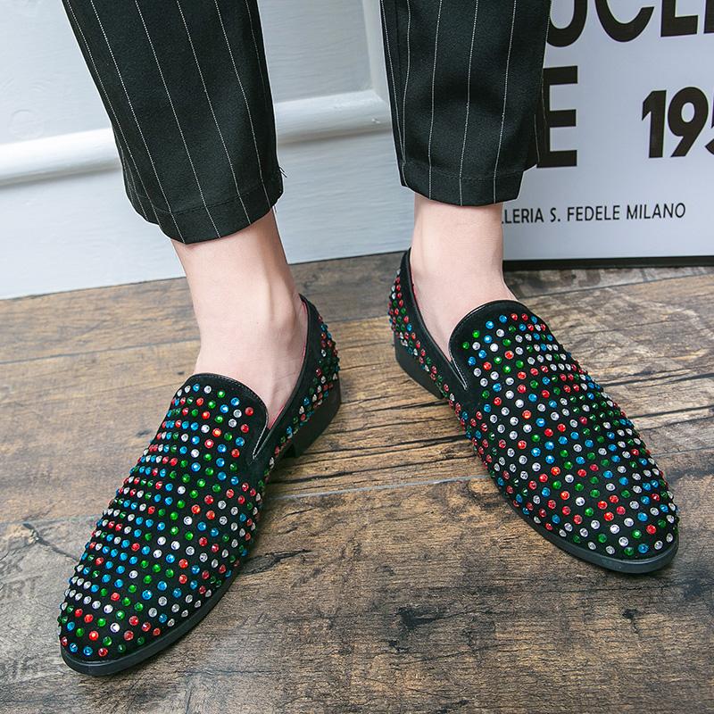 Fashion New Leather Men Casual Shoes Luxury Brand Mens Loafers Moccasins Breathable Slip On Black Driving Shoes