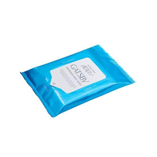 GATSBY Powder Deodorant Body Paper Cool Citrus 10 Sheets