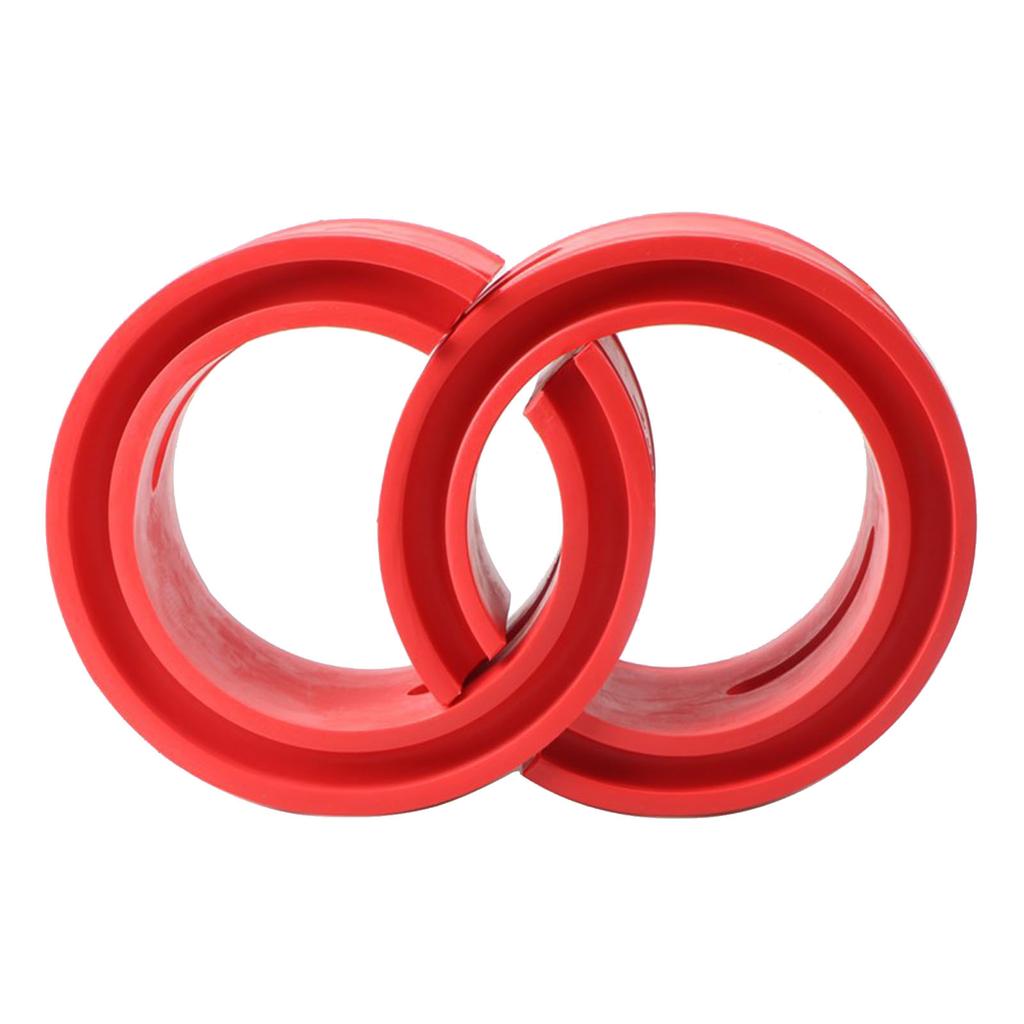 2 Pcs Car Spring Shock Absorber Flexible Rubber Bumper Shock Buffer Power Cushion Coil Spring Spacer A+