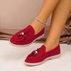 2025 Spring and Autumn New Lazy One-pedal Flat British Style Retro Loafer Single Shoes Women's Versatile Matte Women's Shoes