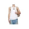 Fear of God Essentials Tank Top White Men Tops 125SU244233F