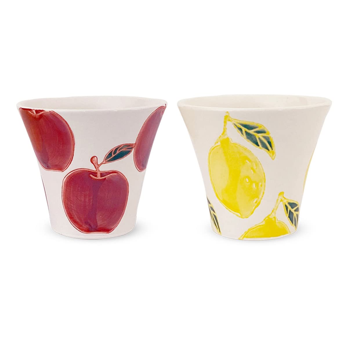 

J-kitchens Studio Sho Fresh Art Shintan Cup, Pear (Apple/Lemon), Hasami Ware, Made in Japan