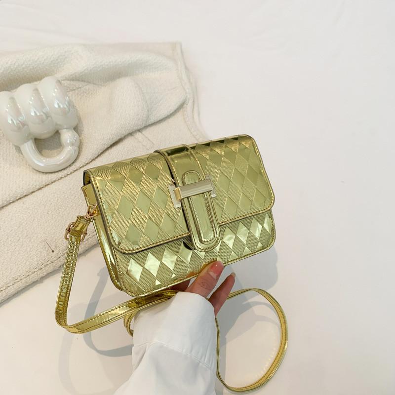 Fashionable Pu Leather Small Square Bag Elegant Crossbody Handbag For Daily Use