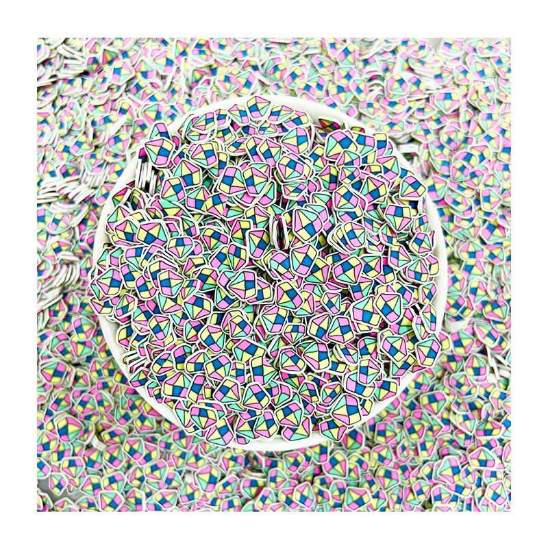 5 MM Small Size 1 KG Per Bag Polymer Clay Diamond Slices Sprinkles for Slime Nail Art Crafts 1kg