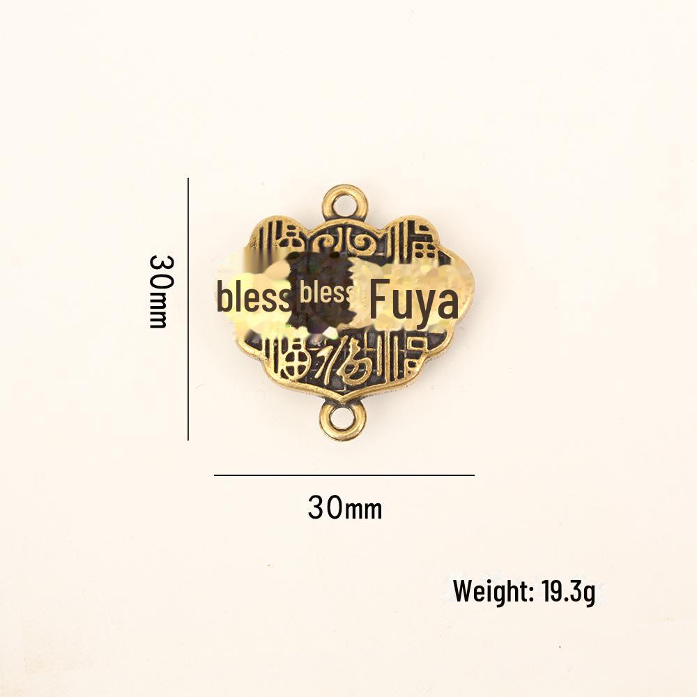 

Брелок-подвеска из латуни с драконом и фениксом, долголетие