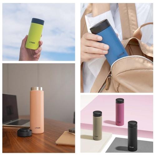 Dishwasher-safe, Integrated Gasket Model: Tiger Thermos (TIGER) 200ml Water Bottle, Screw-top Stainless Steel Bottle, Suitable for Hot Water. The Inte