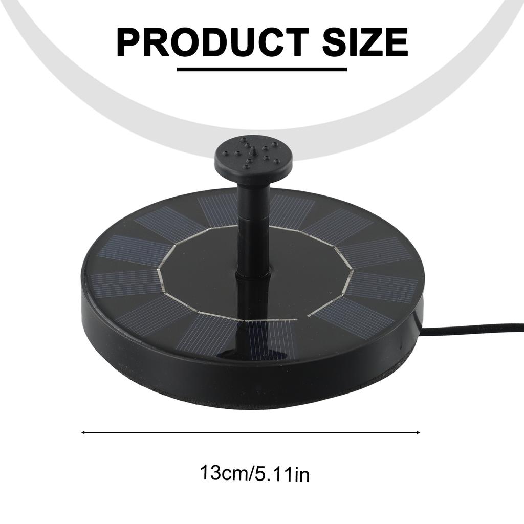 Solar Fountain Floating Pump Water Feature Garden Pool Bird Bath Pond Outdoor Solar Fountain Pump Kit Outdoor Water Pond Decor