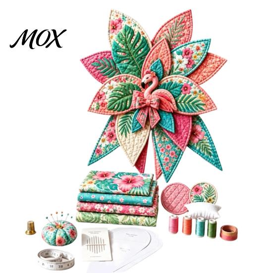 Kits de Costura Completos con Instrucciones Parche Grande Patchwork Kit DIY, Granja de Tela Estilo Retro Decoraciones Puerta Animal Artesanía Kit para