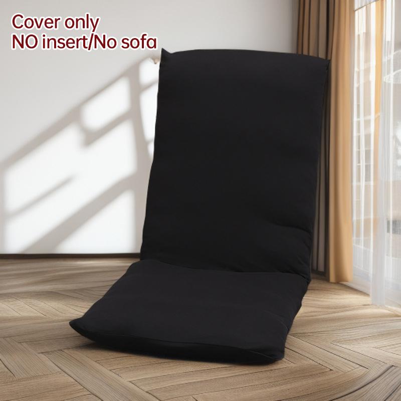Folding Tatami Seat Cover Single Floor Bed Sofa Slipcover Household Foldable Relax Lounge Recliner Slipcover (Only Cover )