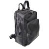 Leather Backpack Boys Backpack Black 14 Inch Business Computer Bag Cowhide Travel Backpack