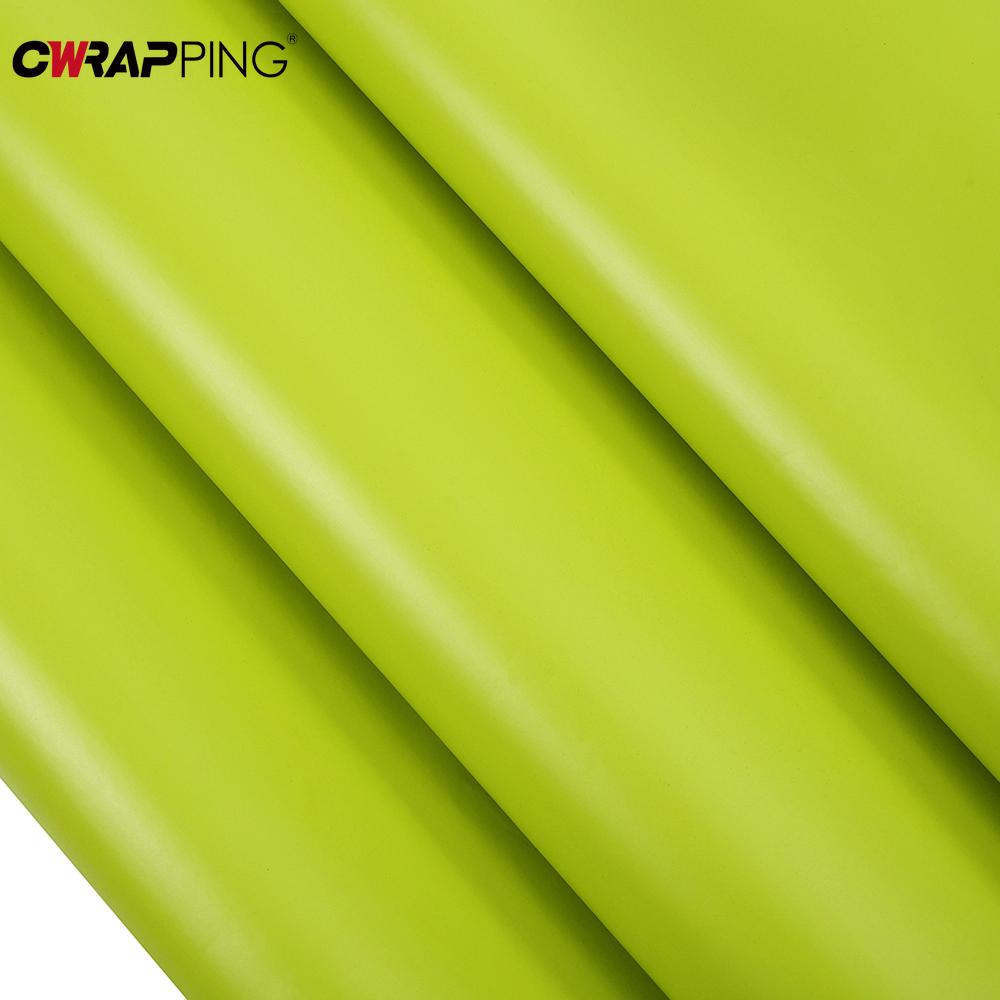 Car Stickers Matte Vinyl Body Interior Control Panel Creative Packaging Film Green Self-adhesive Waterproof Accessories Gadgets