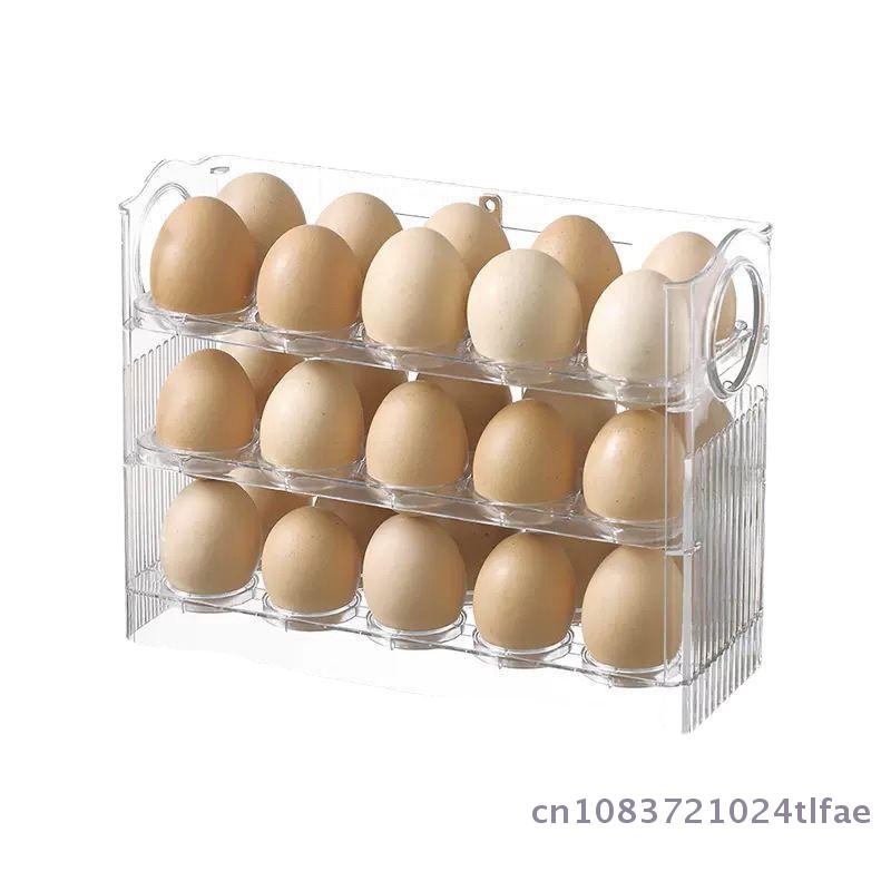 Refrigerator Organizer Egg Storage Box Food Containers Egg Fresh-keeping Case Holder Tray Dispenser Kitchen Storage Boxes