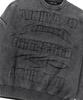 AJOBYAJO [Pba] Five Ajo Logos Washed Sweater [Black]