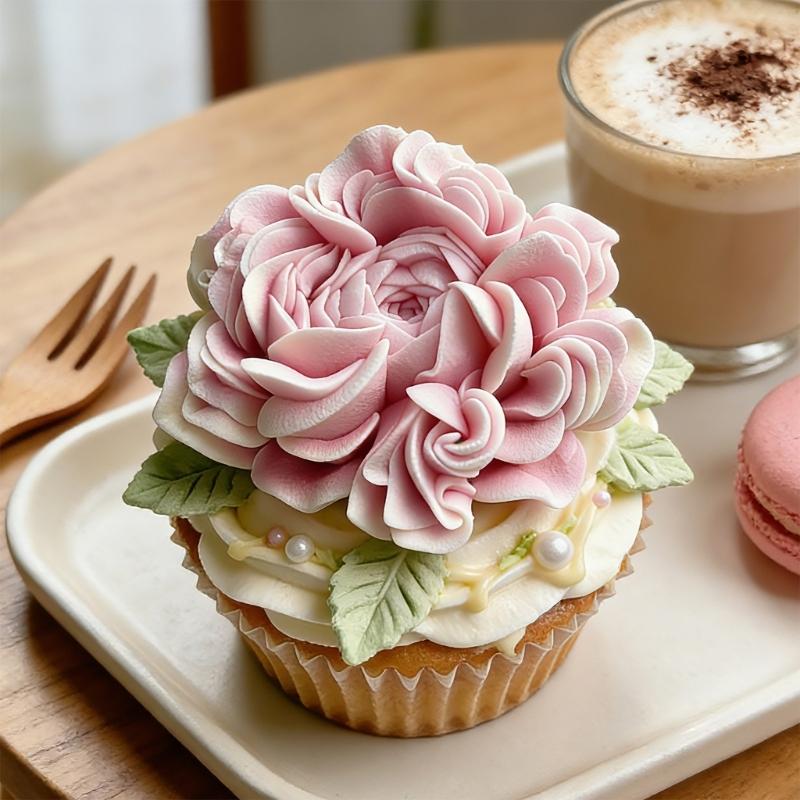 Flower Fondant Cake Mold for Cake Decorating Cupcake Toppers Candle Making Handmade Soap Mold 3D Flower Silicone Mould