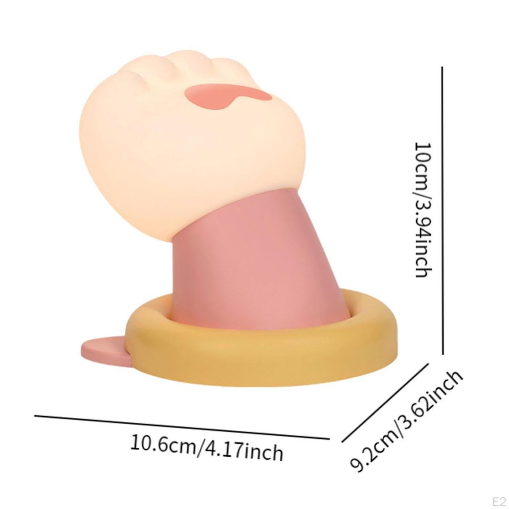 Hand Clapping Night Light Nursery Nightlight Cat Claw Gifts Soft Glow Children Lamp Silicone Bedroom