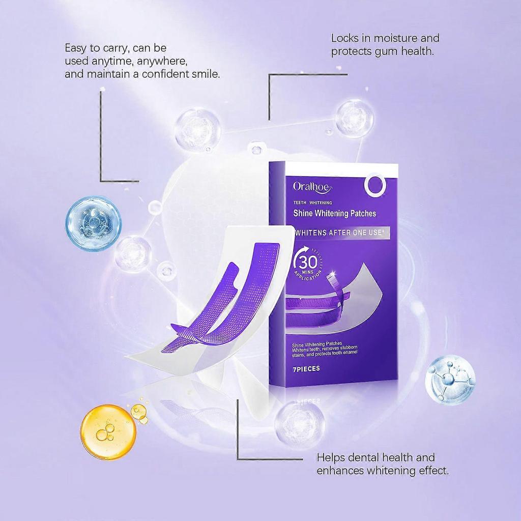 Dental Cleaning Strips, Gentle Whitening, Daily Care for Sensitive Teeth ,7pieces