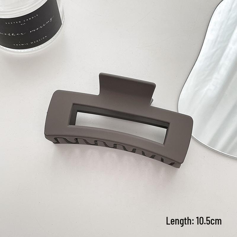Women's Black Large Shark Claw Hair Clip for Advanced Style