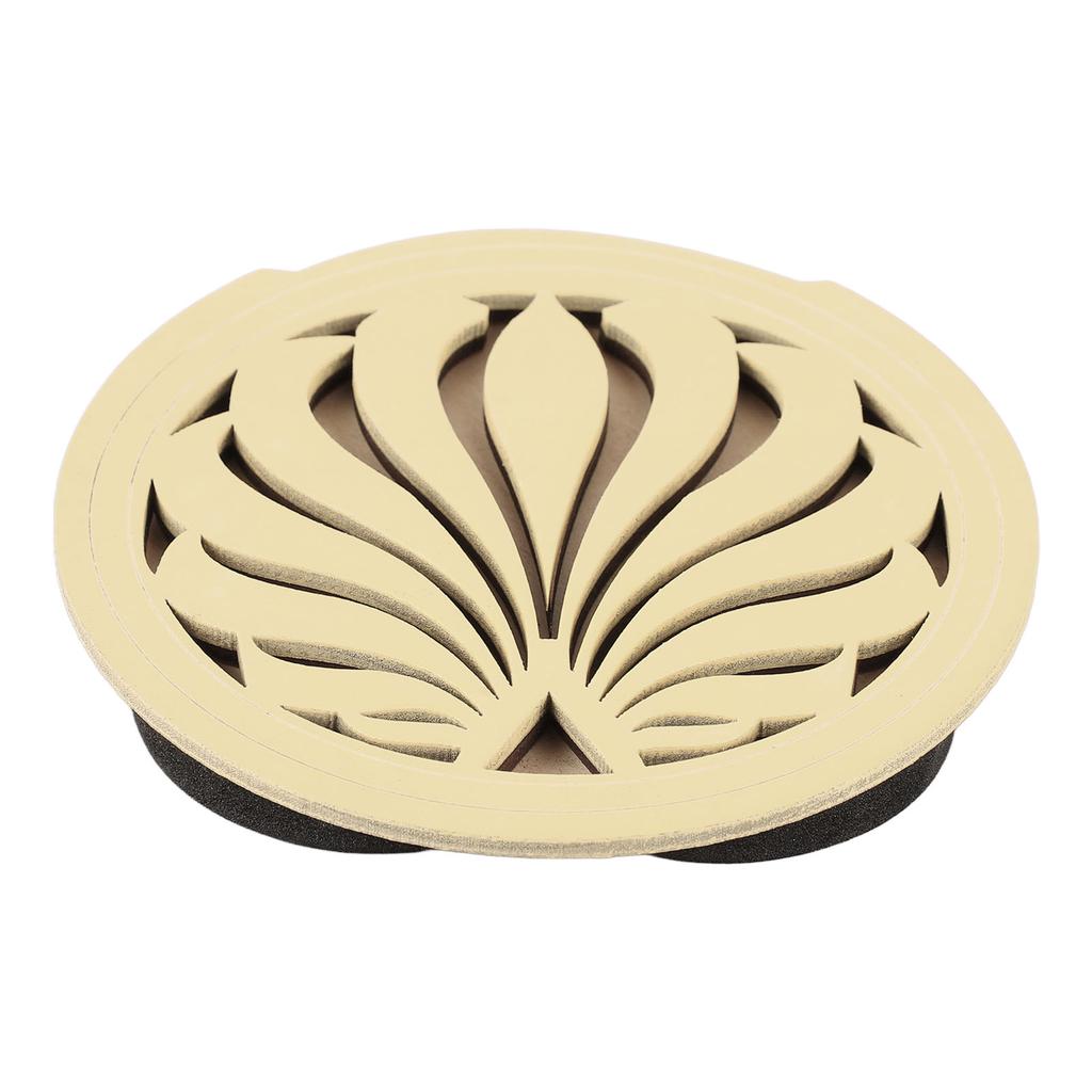 Sound Hole Cover Wood Reduce Feedback Dustproof Guitar Soundhole Cover for 41in Acoustic Guitar