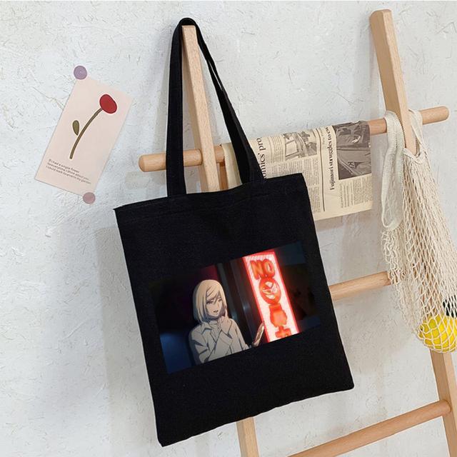 Akudama Drive Killer Japanische Anime-Leinentasche, Shopper, große Kapazität, modische Damentasche, Vintage-Handtaschen, klassische Umhängetasche