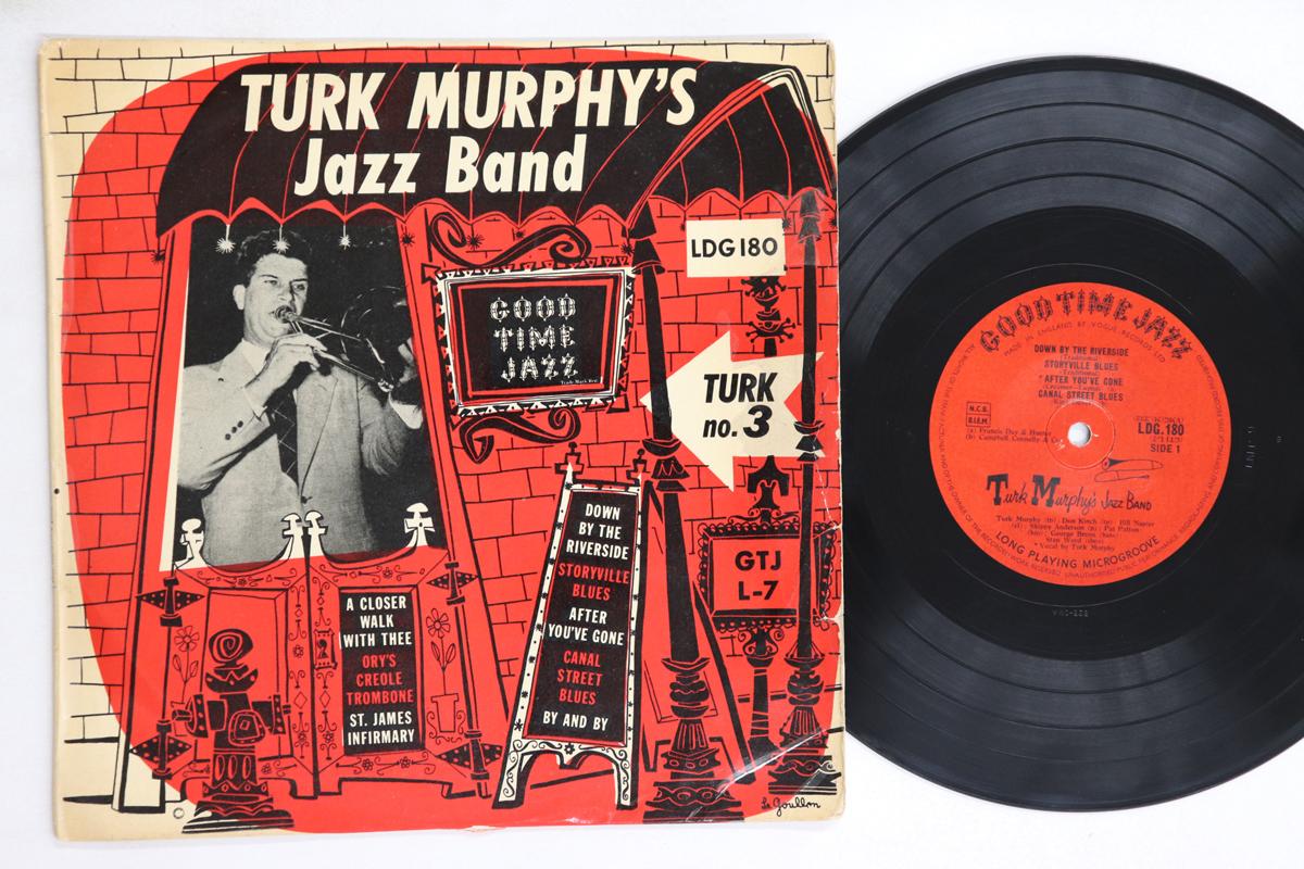 

10inch Record TURK MURPHYS JAZZ BAND Turk No. 3 LDG180 GOOD TIME JAZZ 1956 UK Jazz Used