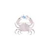 Fashion Crab Brooch Exquisite Simple Personalized Creative Full Of Zirconium Pins High-End Suit Jacket Decor Accessories Gift