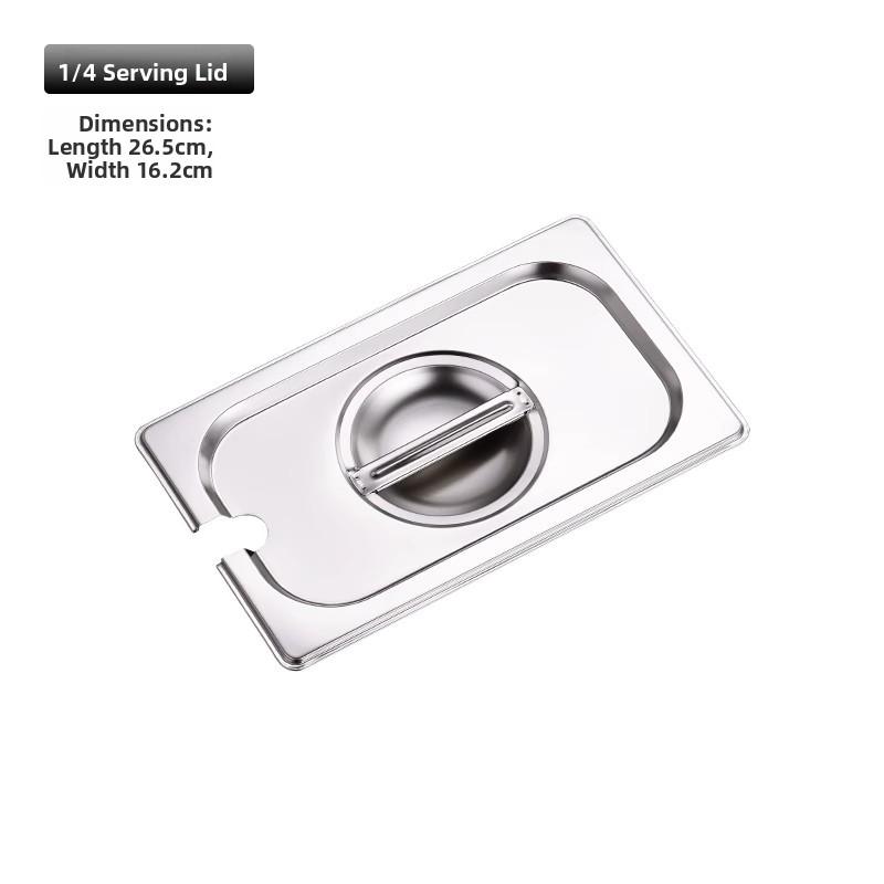 Stainless Steel Rectangular Covered Small Seasoning Box Food Container Thermal Restaurant Kitchen Cooking Utensils Dish Pot