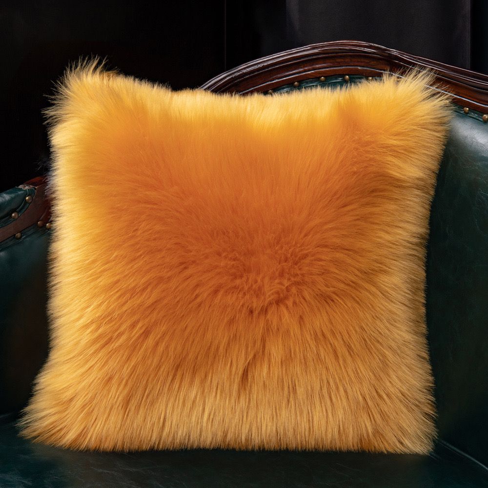 

Пушистая подушка, длинная плюшевая наволочка, шерстяные подушки, меховой чехол для подушки, подушки для дивана-кровати, рождественские украшения, декоративная подушка для комнаты 45*45cm