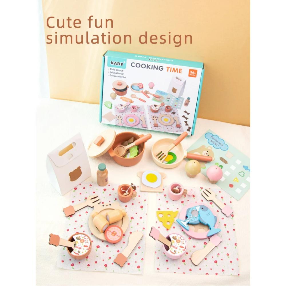 Children's Early Education Simulation, Cooking and Cooking, Mini Cookware Set, Play House Toys