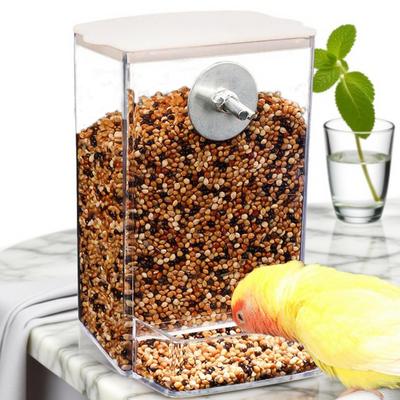 Bird Feeder Automatic Refill Automatic Bird Feeder Detachable Transparent For Hummingbird Parrot Chicken Garden Deck Laundry