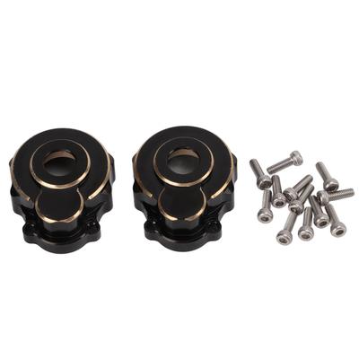 Conjunto de 2 peças Capa de Engrenagem Contrapeso de Latão para Carro RC Traxxas TRX4 Peças de Upgrade para Carro RC