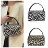 Skincare Organizer Canvas Pillow Bag Large Capacity Make Up Pouch Bag Leopard Makeup Bag  Travel