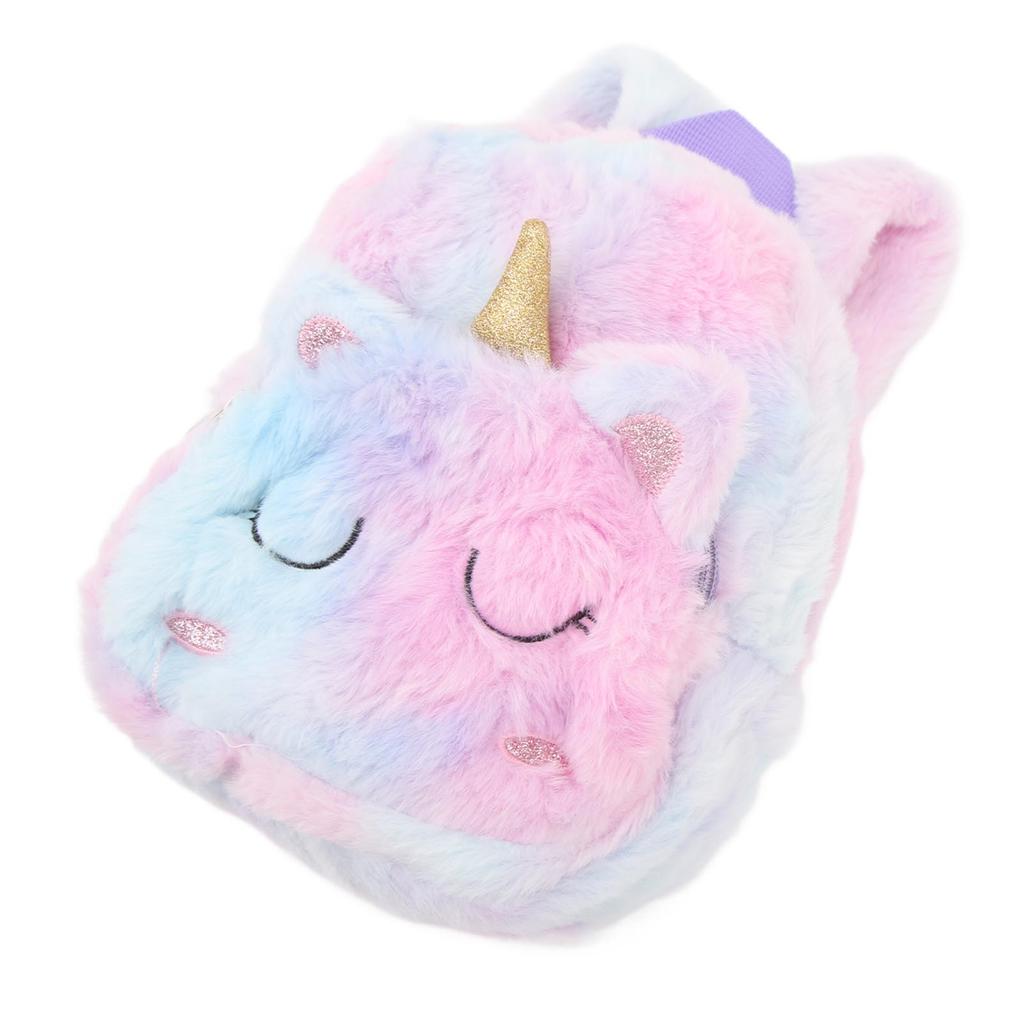 Cute Cartoon Backpack Soft Plush Toy Backpack Compact Schoolbag with   Strap for Girls Kids Toddlers