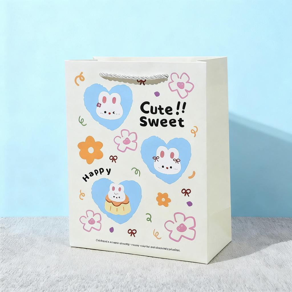 Creative Cartoon Tote Bag - Fresh Style, Multiple Sizes