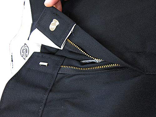 Dickies WP873 Low-Rise Pants (Imported) (Waist 28/Leg 30, Black)