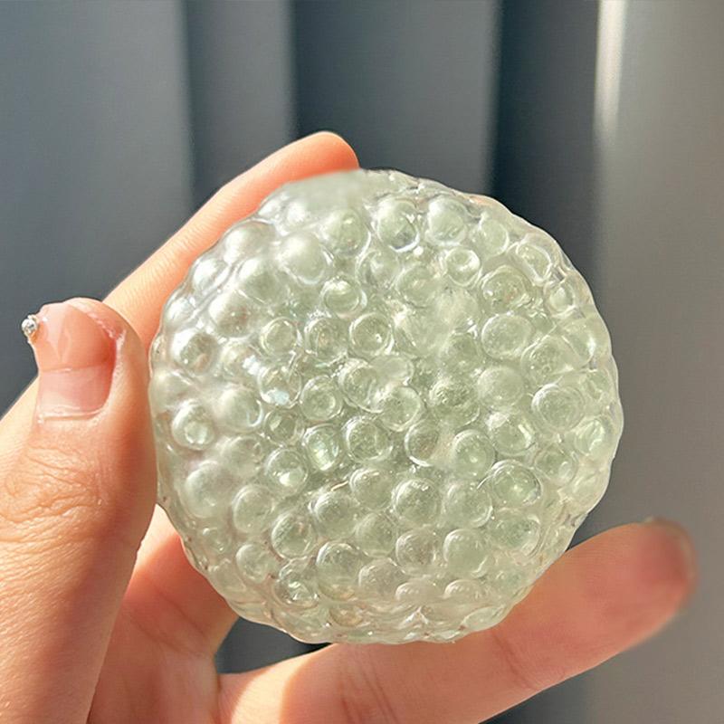 

Latest Style Glass Bead Handmade Sphere Toys Stress Ease Ball Toy Diy High Beauty Stress Relieving Pinching Toy Squeeze Toy Gifts