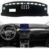 Dash Mat Cover Custom Interior Center Console Compatible with Ford Escape Titanium SUV 2020 2021 2022 Dashboard mat Covers Accessories (with HUD)