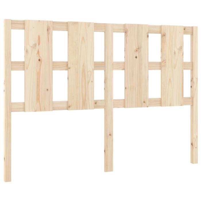 VidaXL Tête de lit 145,5x4x100 cm Bois massif de pin 817990