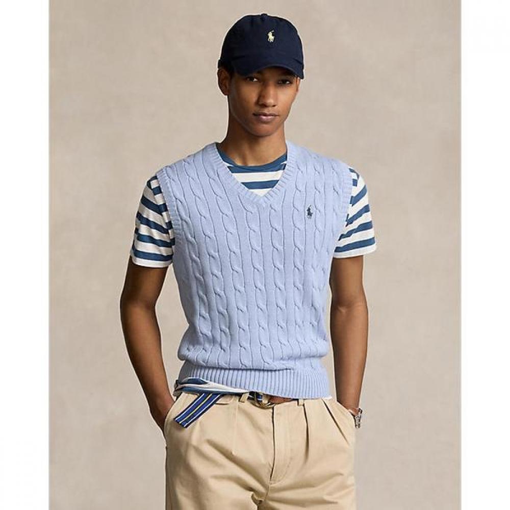 

Polo Ralph Lauren Men S Cable Knit Cotton Sweater veSt mnpoSwe1cm20097400 S