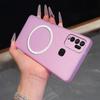 Magnetic Semi‑Transparent Matte Phone Case for Vivo Y50,Y30 4G Soft TPU Shockproof Cover