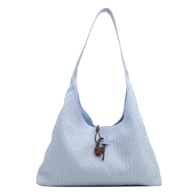 Large Capacity Single Shoulder Bag 2024 Spring New Fashion Soft Tote Bag Street Style Trend