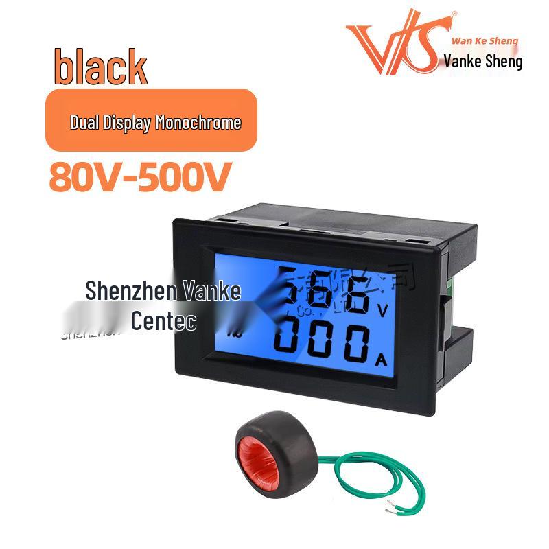 D85-2042A Duales LCD AC Voltmeter & Amperemeter 100A