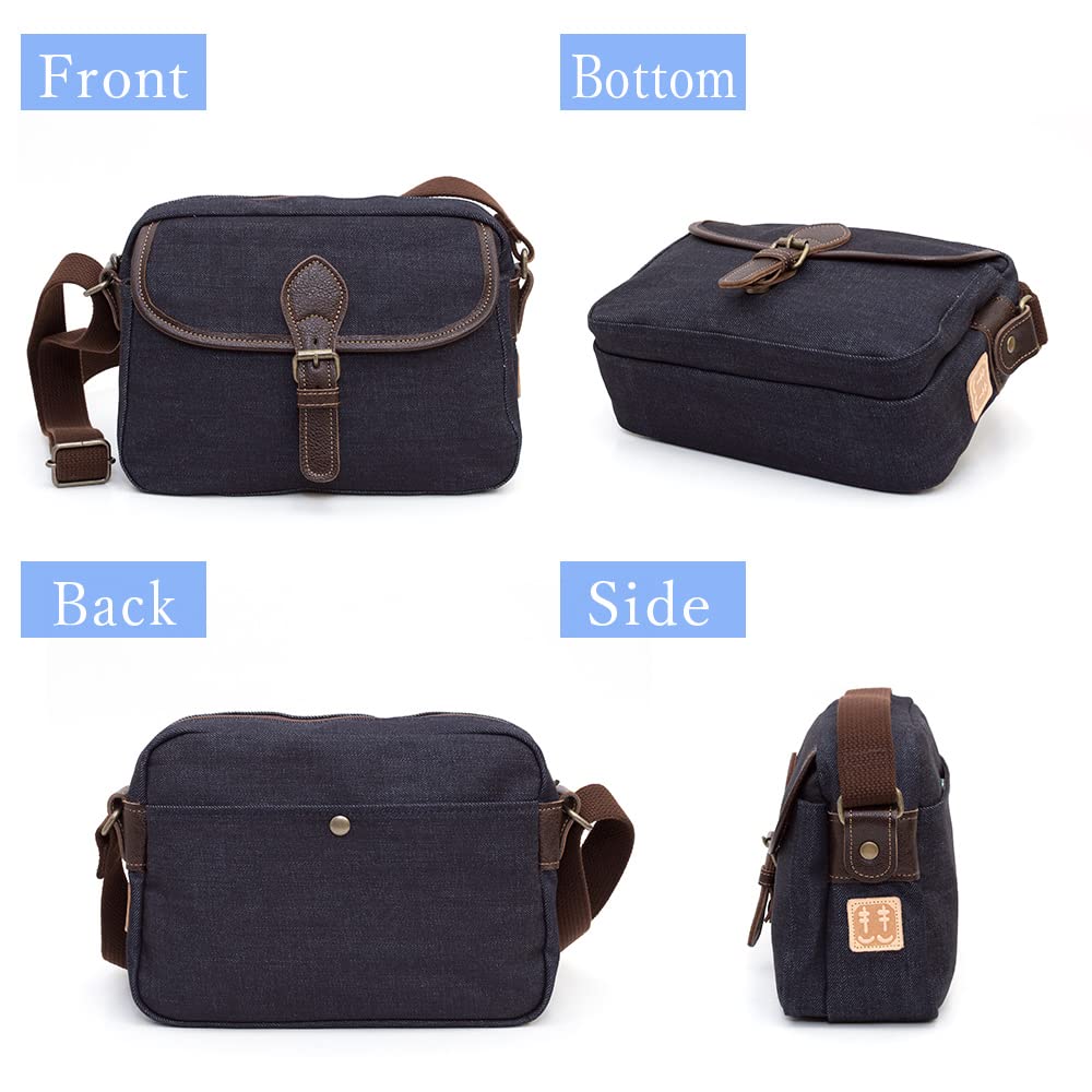 Shoulder Bag for Shoulder Made In Okayama Walking Toyooka Birthday [creare KIKI] Men, Crossbody, Bag, Lightweight, Japan, Denim, Bag, Bag, Father,
