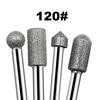 20-Piece Diamond Grinding Set: 6mm Shank for Jade Carving, 120 Grit