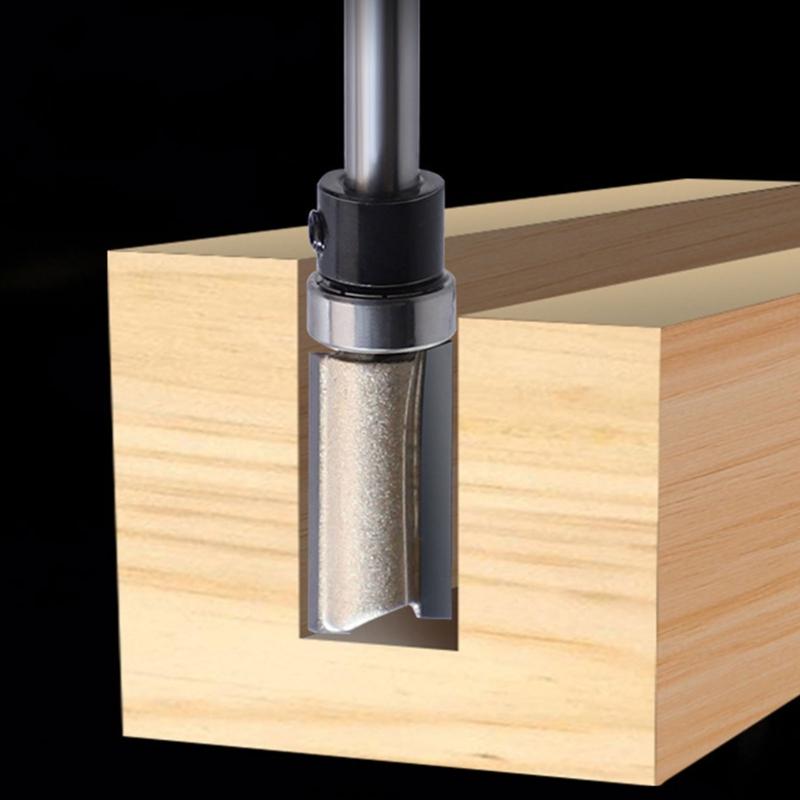 Flush Trim Bit With Bearing Routers Bit Woodworking Milling Cutter For Wood Bit End Milll Tool for Woodworking Furniture