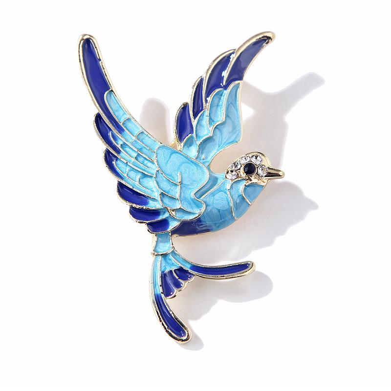 Fashionable Personality Adorable Dripping Oil Animal Plant Pearl Pin Brooch Anti Glare Buckle Female Jewelry AlloyFashion Jewelry