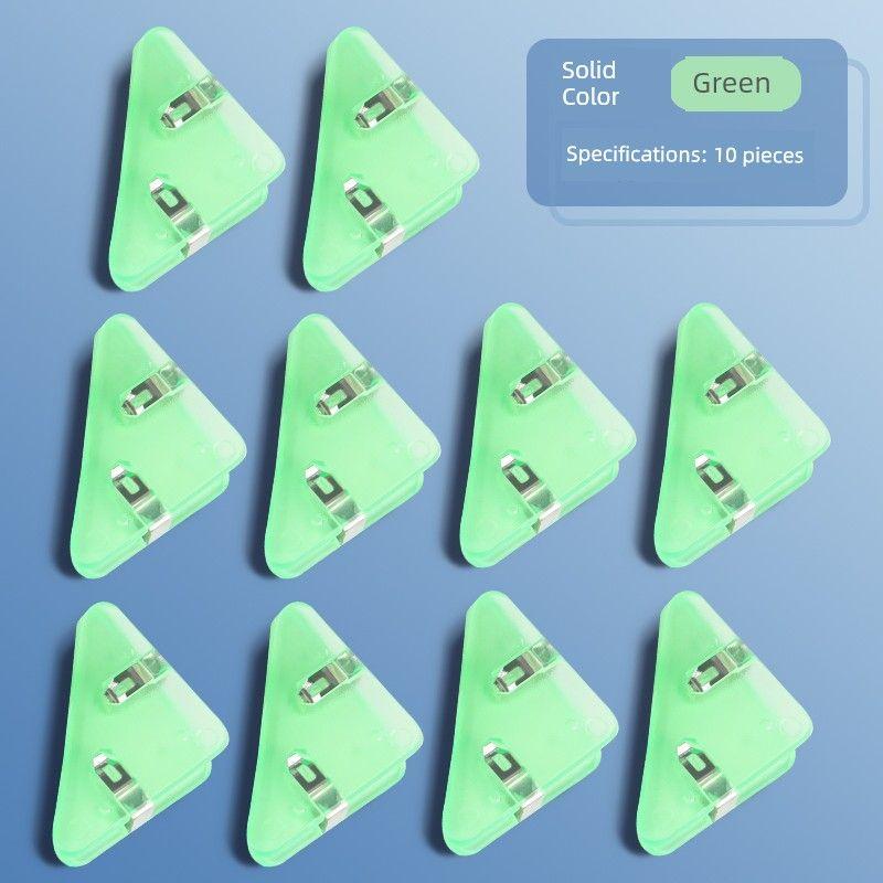 Minimalist Bill Folder Transparent Color Plastic Office Storage Mark Organize Fantastic Test Paper Clip 90 Degree Clip Stationery A4 Test Paper Clip
