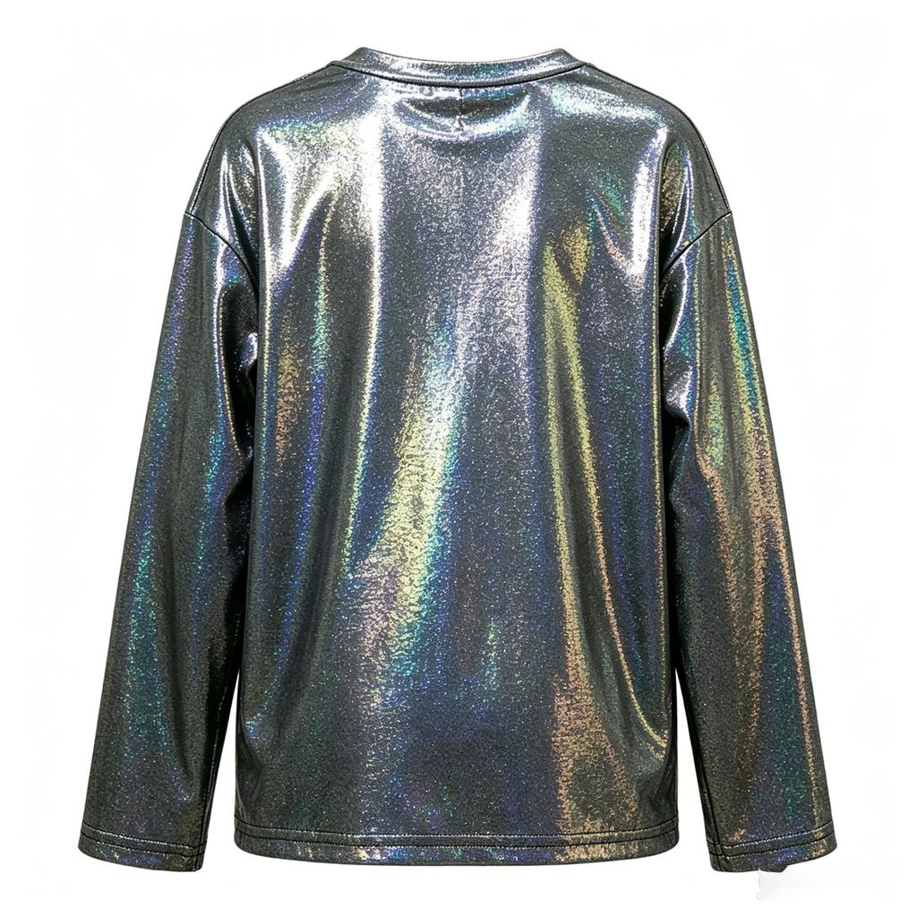 Girls Bright Print Long Sleeve Neck Performance Costume